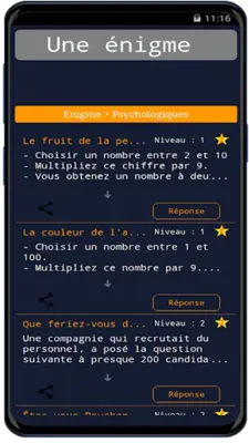 Énigmes, Dévinettes android App screenshot 7